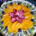 El cooksnap de Maria Larguero cuando hizo Tarta de frutas con crema pastelera.