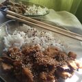El cooksnap de Julieta Niz cuando hizo Berenjenas  🍆 Salteadas con Ajo y Jengibre  al Estilo Oriental.