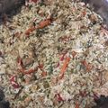 El cooksnap de Victor Garcia Heras cuando hizo Arroz chino.