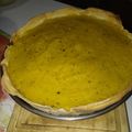 El cooksnap de David Sosa cuando hizo Pastel de pollo y espinacas.