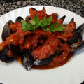 El cooksnap de Pedro Real Sociedad cuando hizo Mejillones con salsa marinera picante 🍅🍋.