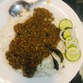 Yashal Ahmad's cooksnap of when they made Sabut Masoor daal with rice.