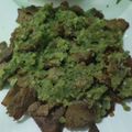 Cooksnap dari Pri Lenggogeni untuk resep Dendeng Batokok Lado Mudo (cabe hijau)