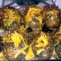 Gorda Ramsey's cooksnap of when they made Loaded Fan Baked Potatoes.