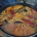 El cooksnap de Gustavo Buades cuando hizo Arroz caldoso de pescado y marisco.