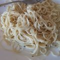 El cooksnap de Cristina Castillo Vioque cuando hizo Espaguetis carbonara.