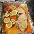 El cooksnap de Luis Bustamante cuando hizo Pescado, reineta al Horno.