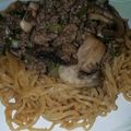 hbogner15's cooksnap of when they made Ground Beef with Mushrooms.