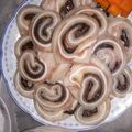 Cooksnap của Bạch Hương khi họ làm theo món Tai heo cuộn mộc nhĩ