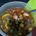 El cooksnap de Sandra cuando hizo Aceitunas aliñadas.