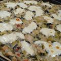 El cooksnap de Julii Vazquez cuando hizo Tarta de puerros.