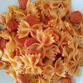 El cooksnap de Abigail Araya Bennett cuando hizo Corbatas a la vienesas con aceitunas..