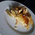 Dorina Osbáth Cooksnap-ja, amikor elkészítette a(z) Kétféle sajtos-sonkás rakott cukkini receptet.