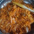 El cooksnap de faby gonzalez🇲🇽🌻🌹 cuando hizo TINGA DE ZANAHORIA 🧡.