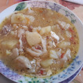 El cooksnap de Natalia Navarrete Catrién cuando hizo Pantrucas a mi estilo.