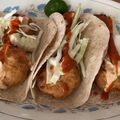 El cooksnap de Brenda Delgado cuando hizo Tacos de camarón y pescado estilo baja.