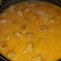 El cooksnap de Begoña Lopez cuando hizo Albóndigas de pollo rellenas.