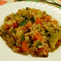 El cooksnap de Sarandonga cuando hizo Quinoa con verduras.