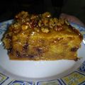 El cooksnap de Anita Orellana Marmol cuando hizo Torta de calabaza (Zapallo, ahuyama) con caramelo crujiente y almendras (o nueces).