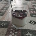 El cooksnap de Gema H cuando hizo Cheesecake fit con fresas en vasito.