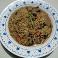 El cooksnap de Malbec 64 cuando hizo Risotto de quinoa con hongos de pino.