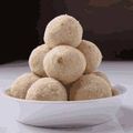 anurag reji's cooksnap of when they made Coconut Rava Laddoo.