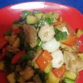 El cooksnap de Rosa Chunga cuando hizo Zucchini y Espárragos al natural.