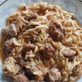 Cooksnap από elenixania στη συνταγή Λουκάνικα με κριθαράκι