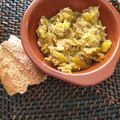 El cooksnap de Lourdes cuando hizo Revuelto calabacín con cebolla.