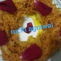 Ruchi Agrawal का कुकस्नैप जब उन्होंने घेवर (Ghevar recipe in hindi) बनाया था।