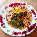 Shashi Chaurasiya का कुकस्नैप जब उन्होंने मेथी आलू के पराठे(methi aalu ke parathe recipe in Hindi) बनाया था।