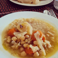El cooksnap de Victoria Cerro cuando hizo Cocido a la madrileña en olla rápida.