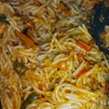 Shagufta Sheikh's cooksnap of when they made Chicken spaghetti 🍝.
