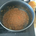 El cooksnap de Noelia Jimenez Menendez cuando hizo Salsa boloñesa casera.