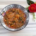 Bakers spice 's cooksnap of when they made Groundnut soup (peanut soup).