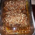 El cooksnap de Nizllaev Contreras cuando hizo Lomo de cerdo a la naranja con almendras.