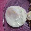 El cooksnap de Patri Alaniz cuando hizo Huevo frito en microondas.