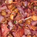  Chef Richa pathak. का कुकस्नैप जब उन्होंने चना चाट (chana chaat recipe in hindi) बनाया था।