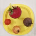 Neelam Patel's cooksnap of when they made બીટરૂટ સ્મૂધી શોટ્સ (Beetroot Smoothie Shots Recipe In Gujarati).