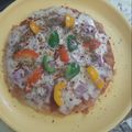 Sarmi Sarmi's cooksnap of when they made তন্দুরি পনির পিজ্জা(Tandoori paneer pizza recipe in Bengali).