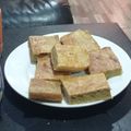 El cooksnap de Cynthia Duran cuando hizo Fainá de lentejas.