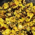 Susmita Patnaik's cooksnap of when they made Methi Aloo stir fry.