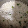 Areeba Muhammed's cooksnap of when they made Mattar Chawal.