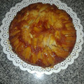 El cooksnap de Natalia Cabaña cuando hizo Torta Invertida de Manzanas 🍎🍎🍎.
