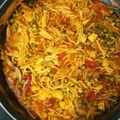 El cooksnap de Angie Perálvarez Fernández cuando hizo Fideos secos con sepia y verduras.