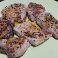 El cooksnap de Becky cuando hizo Tataki de atún rojo.