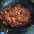 รูป Cooksnap ของ thanawat dasri เมื่อเขาทำ สปาเกตตีผัดซอสมะเขือเทศง่ายๆเพียง4ขั้นตอน🍝🍅