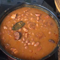 El cooksnap de Paco Linero cuando hizo Judías Pintas con Chorizo y Panceta.