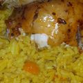 صورة من bochra 👩‍🍳، شاركها بعد تجربة وصفة دجاج محمر في الطنجرة مع الارز 🍗🍗