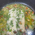 El cooksnap de Rodin cuando hizo Lomos de bacalao desalado al pil-pil.